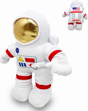 Soft Astronaut Plush Outer Space Toys, Cuddly NASA Astronaut Stuffed Animal for Space-Themed Nursery/Room Decor, Gifts for Kids Toddlers 12”