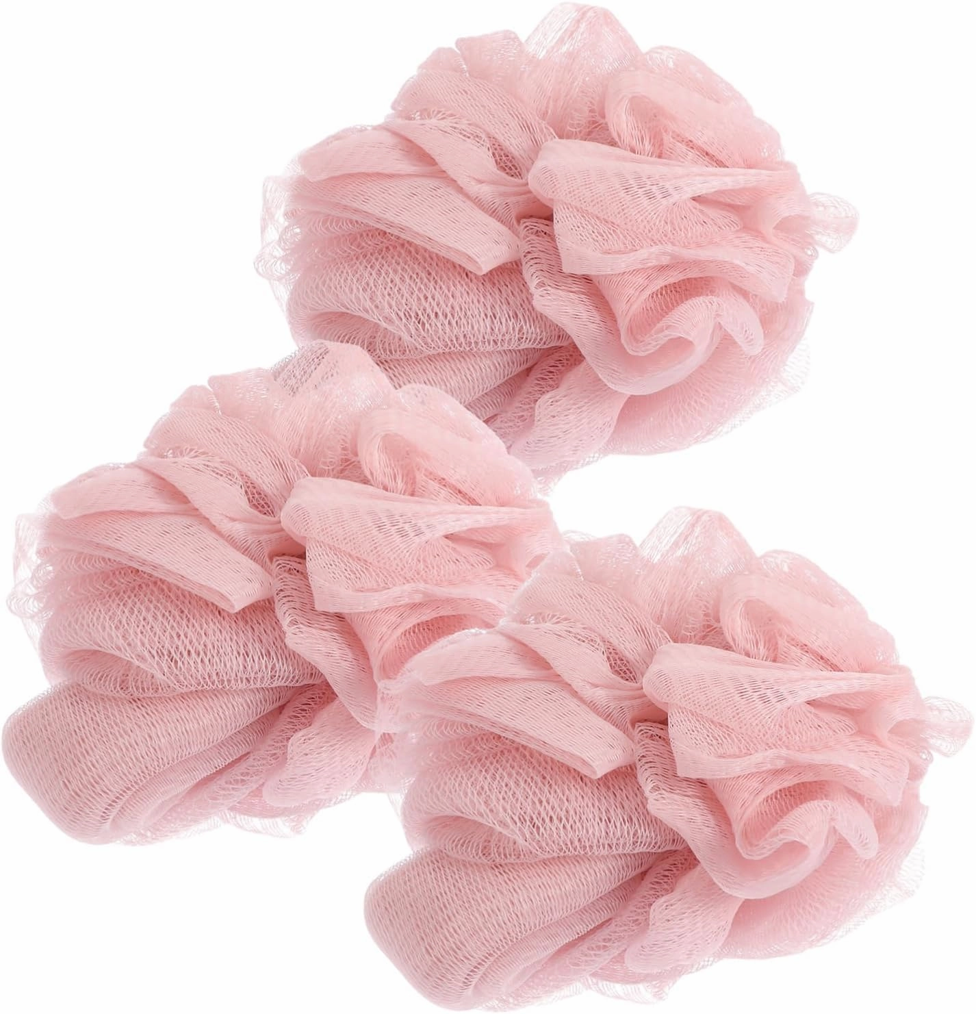 SOIMISS 3Pcs Soft Bath Balls for Skin Cleaning Exfoliating Shower Scrubbers Durable Bath Supplies for Gentle Foaming and Deep Cleansing for Comfortable Shower Experience