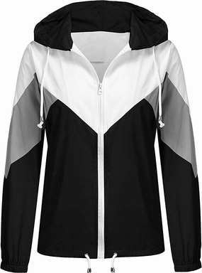 SoTeer Women's Waterproof Rain Jackets Lightweight Hooded Windbreaker Packable Active Outdoor Raincoat