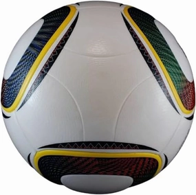 South Africa 2010 Football Fans World Cup Quality Size 5 Thermally Bonded PU Leather Ball with Seamless Stitching Long Lasting Professional High Grade Match Memorial Collector's Soccer Birthday Gift