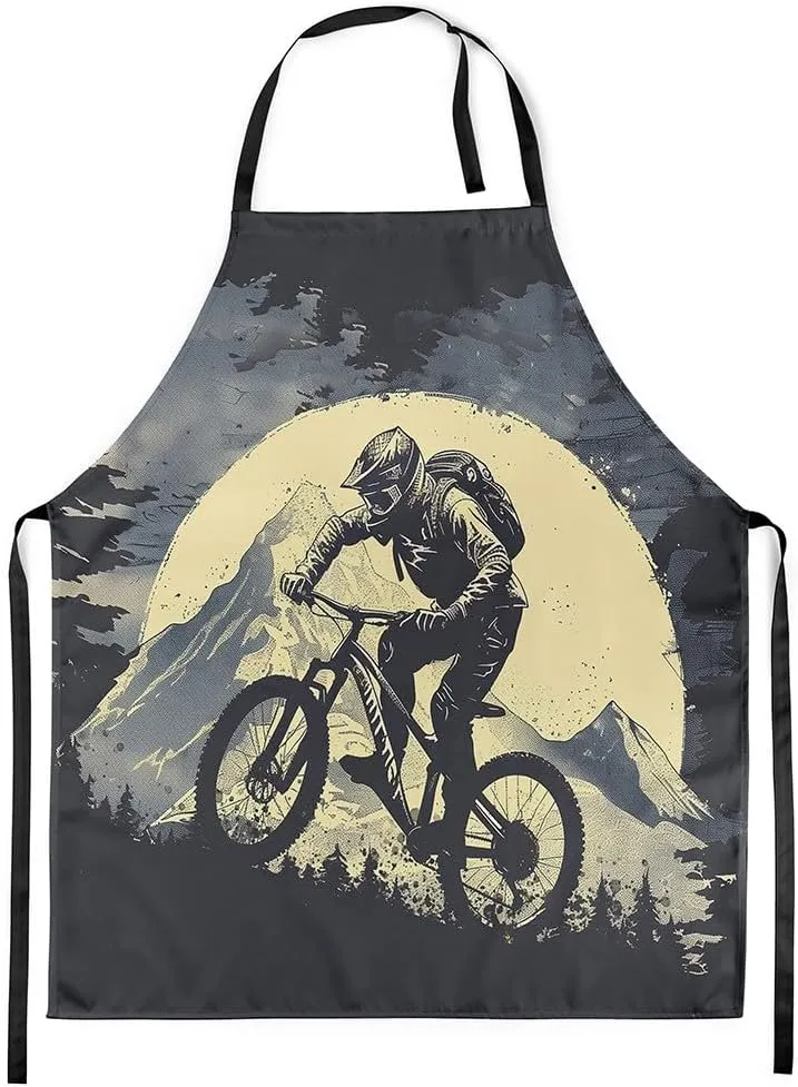 Sporting Theme Aprons for Men Women,Fashion Modern Sports Game Waterproof Apron