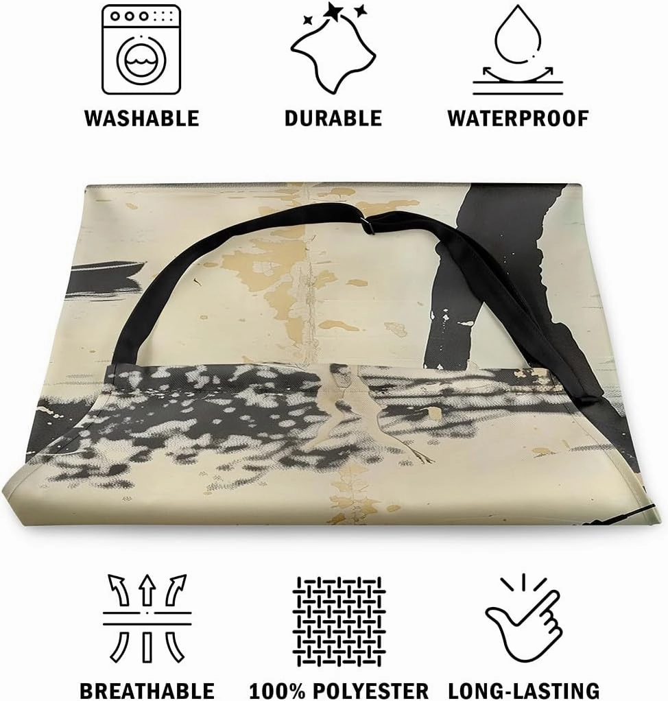 Sporting Theme Aprons for Men Women,Fashion Modern Sports Game Waterproof Apron