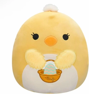 Squishmallows 2025 Original 8-Inch Easter B Squad Plush - Collectible Soft & Squishy Mini Stuffed Animal Toy - Add to Your Squad - Gift for Kids, Girls & Boys (Aimee The Chick)