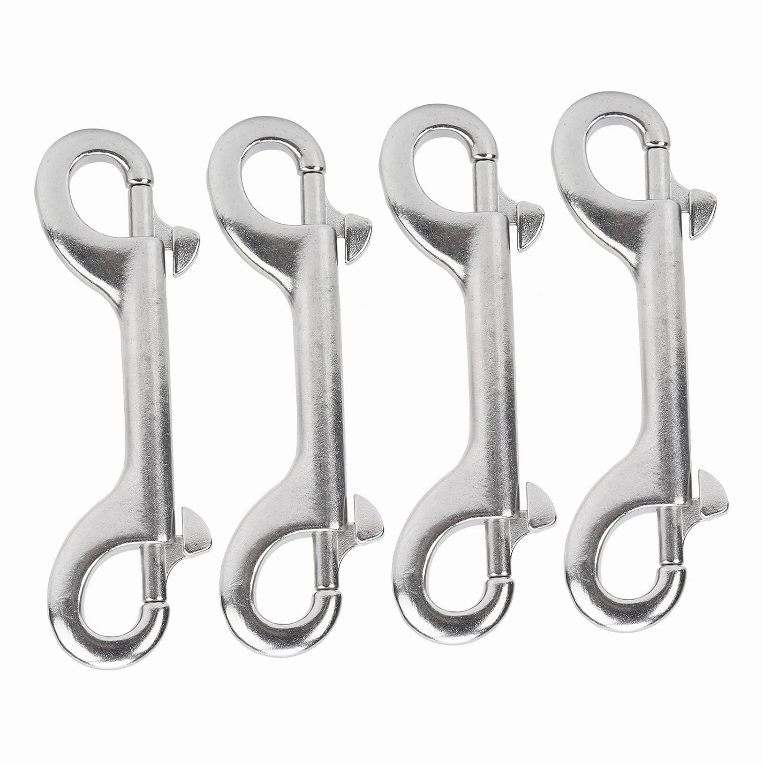 Stainless Steel 316 Diving Clips Double Ended Bolt SNAP Hook Quick Draw PET Chain for Water Activities