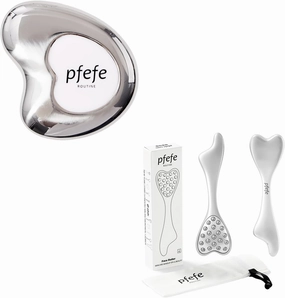 Stainless Steel Cryo Gua Sha and Dolphin Facial Roller