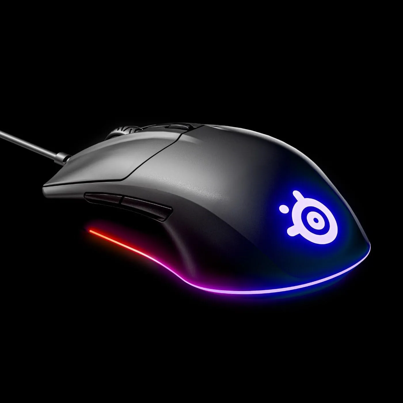SteelSeries Rival 3 - Gaming Mouse - 8,500 CPI TrueMove Core Optical Sensor - 6 Programmable Buttons - Split Trigger Buttons