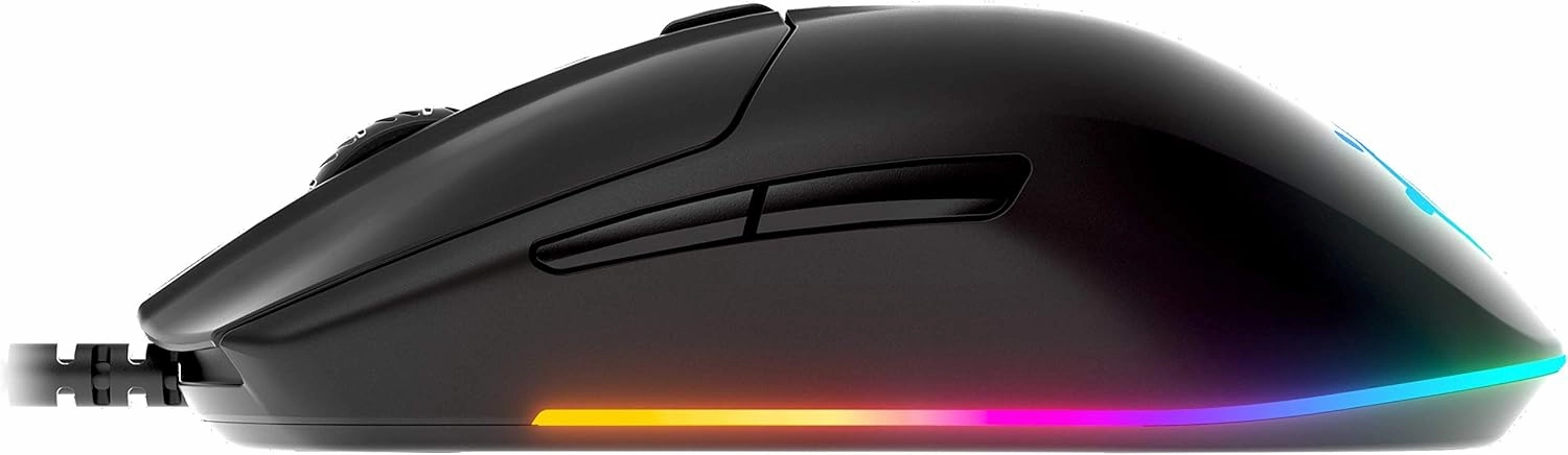SteelSeries Rival 3 Gaming Mouse - 8,500 CPI TrueMove Core Optical Sensor - 6 Programmable Buttons - Split Trigger Buttons - Brilliant Prism RGB Lighting, Ergonomic, Black (Pack of 2)