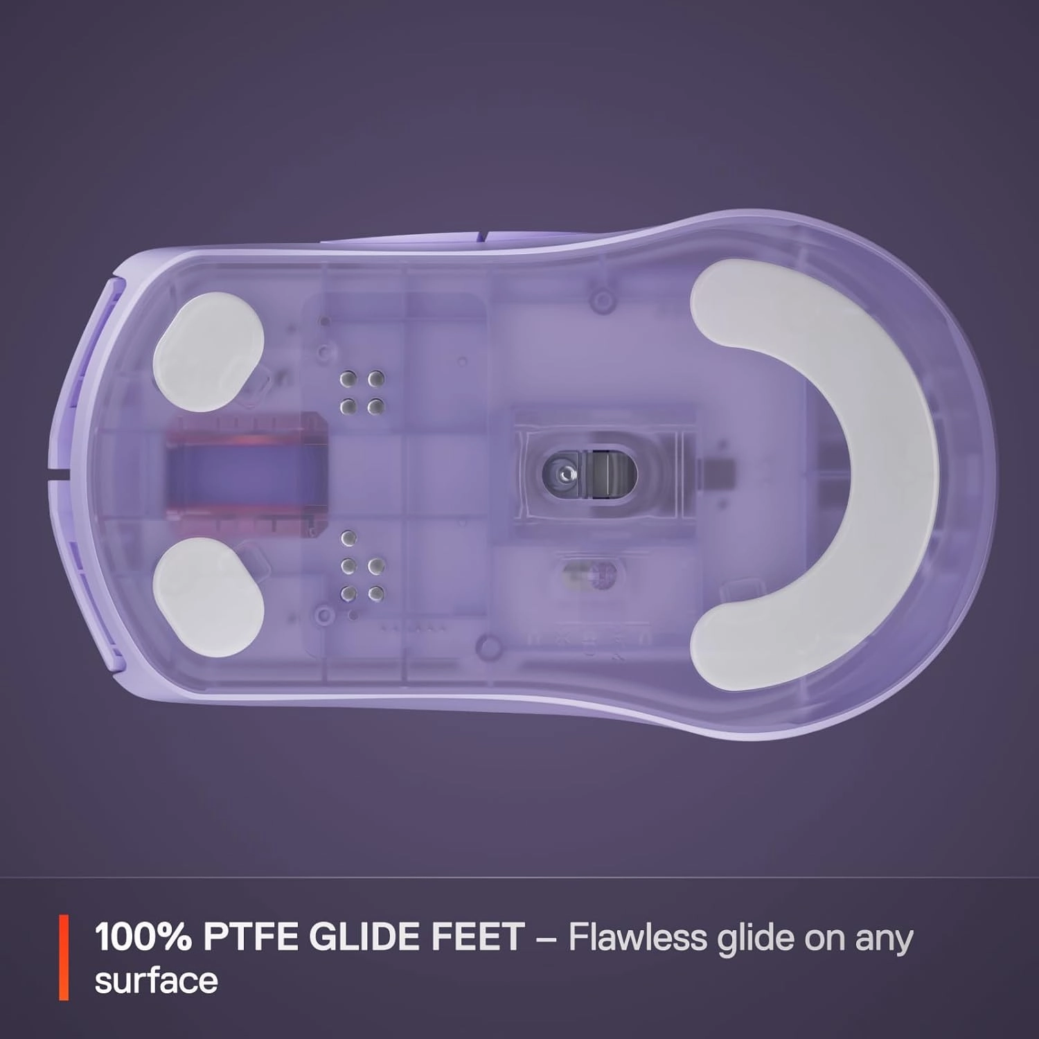 SteelSeries Rival 3 Wireless Gen 2 Gaming Mouse — 2.4GHz and Bluetooth — 18000 DPI TrueMove Air Optical Sensor — 60 Million Click Durability — Light-Weight — 100% PTFE Feet — Lavender