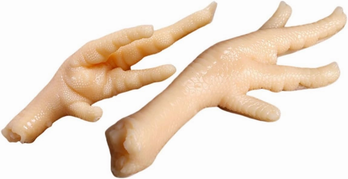 STOBAZA 2sets Artificial Chicken Feet Prop Creative Food Model Decorative Chicken Toe for Kitchen Display 2pcs*2
