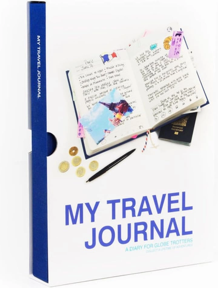 Suck UK My Travel Journal - Hardcover Organiser for Storing Memories, Places, Vacations and Trips