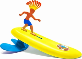 Surfer Dudes Classics Wave Powered Mini-Surfer and Surfboard Toy - Sumatra Sam