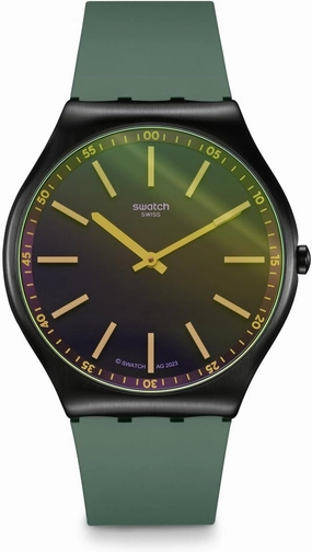 Swatch Casual Watch Green Quartz Stainless Steel GREEN VISION