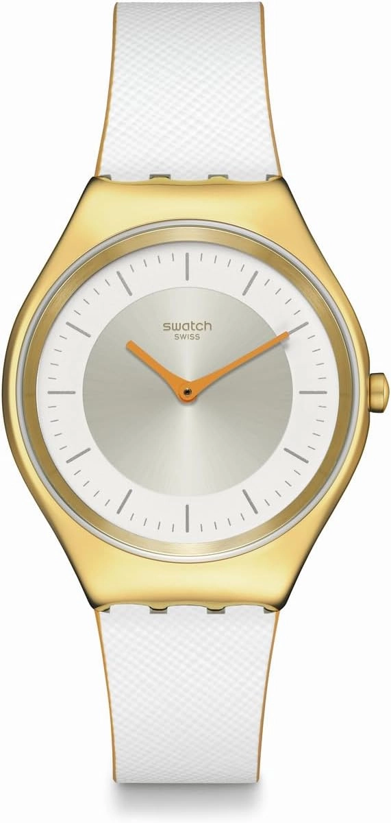 Swatch Casual Watch White Quartz Stainless Steel PEARL GLEAM