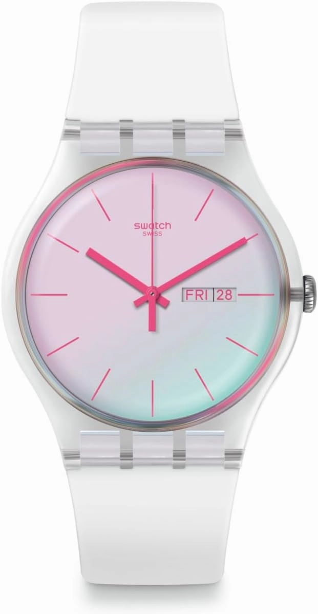 Swatch New Gent BIOSOURCED POLAWHITE Quartz Watch