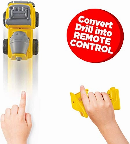Take Apart Toys with Electric Drill | Converts to Remote Control Car | 3 in one Construction Truck Take Apart Toy for Boys | Gift Toys for Boys 3,4,5,6,7 Year Olds | Kids Stem Building Toy