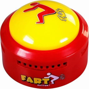 Talkie Toys Products Fart Button - Lights Up and Plays 20 Funny Fart Sounds - Hilarious Talking Toy for Fart Games, Fart Pranks, Office Humor, Stress Relief and More