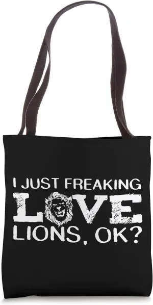Tamer Leo Lioness Big Cat Feline Jungle Pride Roar Cub Lion Tote Bag