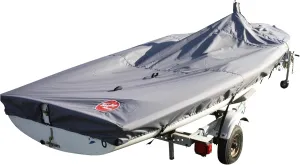 Taylor Made® Club 420 Sailboat Mast Up Tented Cover, Grey