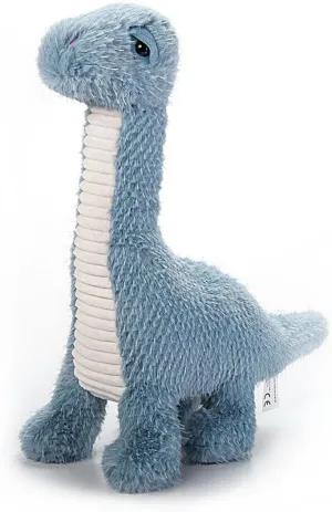 The Petting Zoo Brachiosaurus Stuffed Animal Plushie, Fuzzlez Dinosaur Animals, Blue Brachiosaurus Dinosaur Plush Toy 14 inches