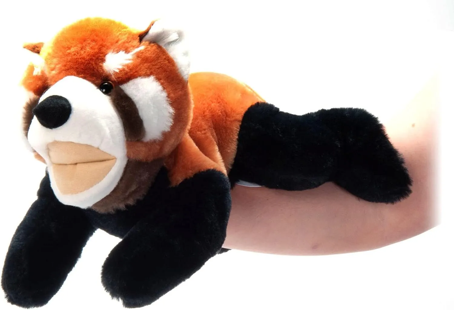 The Petting Zoo Red Panda Hand Puppet Stuffed Animal Plushie, Gifts for Kids, Puppetz Animals, Red Panda Interactive Puppets Plush Toy 16 Inches