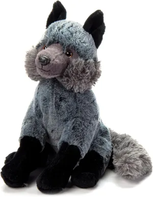 The Petting Zoo Silver Fox Stuffed Animal Plushie, Gifts for Kids, Wild Onez Animals, Fox Plush Toy, 12 inches