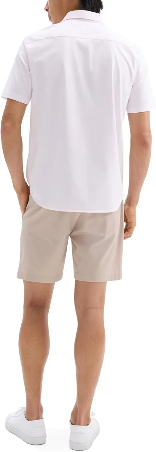 Theory Men's Irving Short Sleeve in Structure Knit