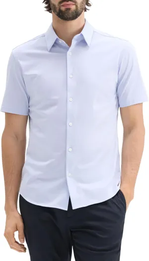 Theory Men's Irving Short Sleeve in Structure Knit