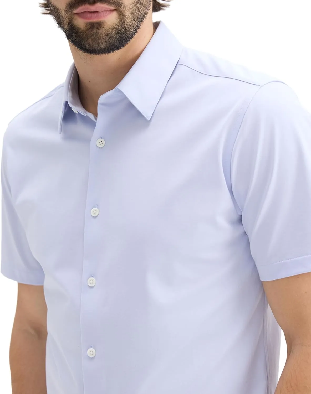 Theory Men's Irving Short Sleeve in Structure Knit