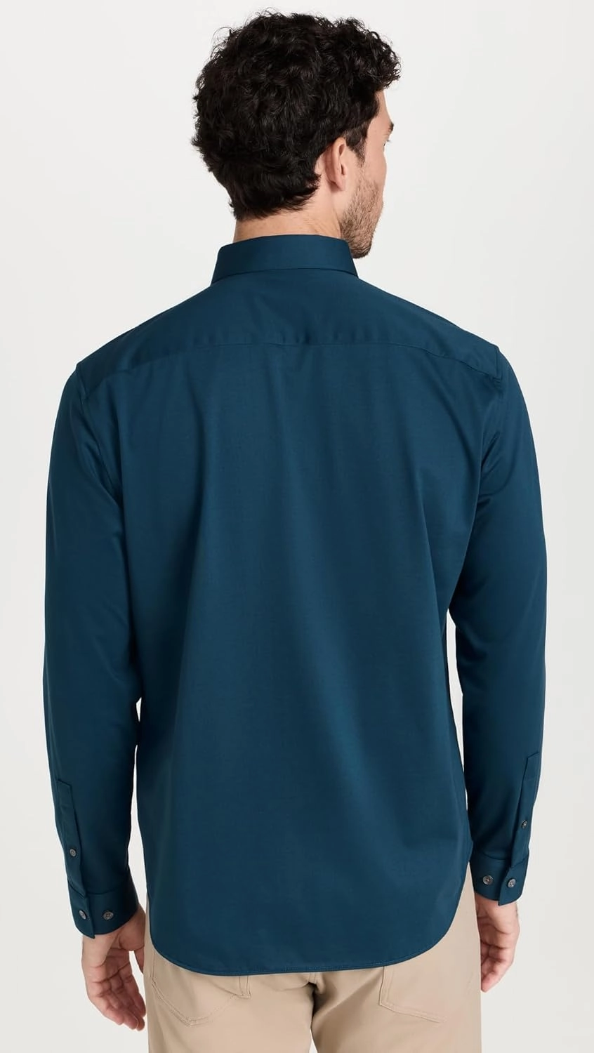 Theory Men's Sylvain Shirt in Structure Knit
