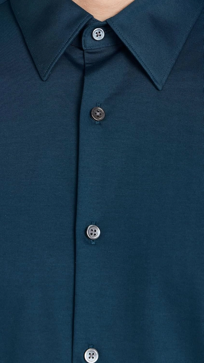 Theory Men's Sylvain Shirt in Structure Knit