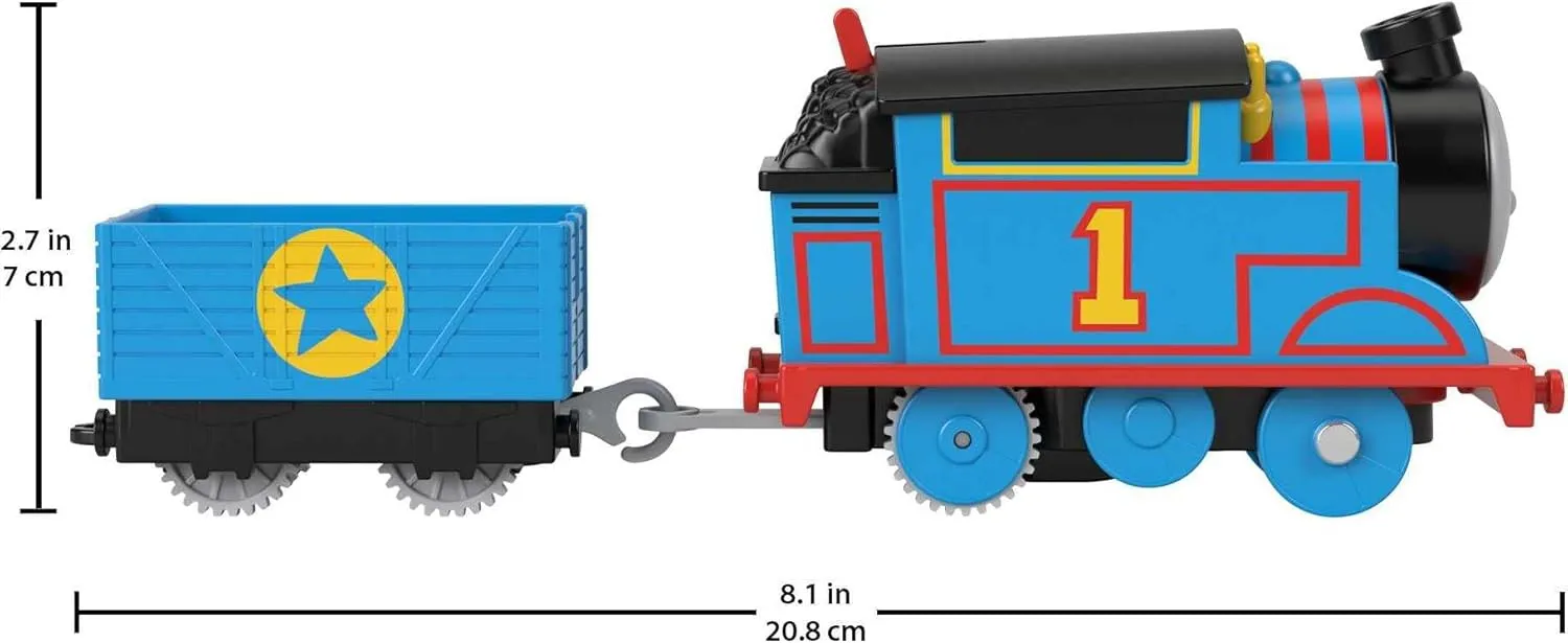 Thomas & Friends Motorized Toy Train Thomas Battery-Powered Engine with Cargo for Pretend Play Preschool Kids Ages 3  Years​