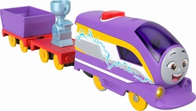 Thomas & Friends Motorized Toy Train Talking Kana Engine with Sounds Phrases & Cargo Car for Preschool Pretend Play Kids Ages 3  Years
