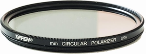 Tiffen 77CP Slim 77mm Circular Polarizer Filter for Camera Lens, Glare Control, Contrast Increase, Color Enhancing - MADE IN USA