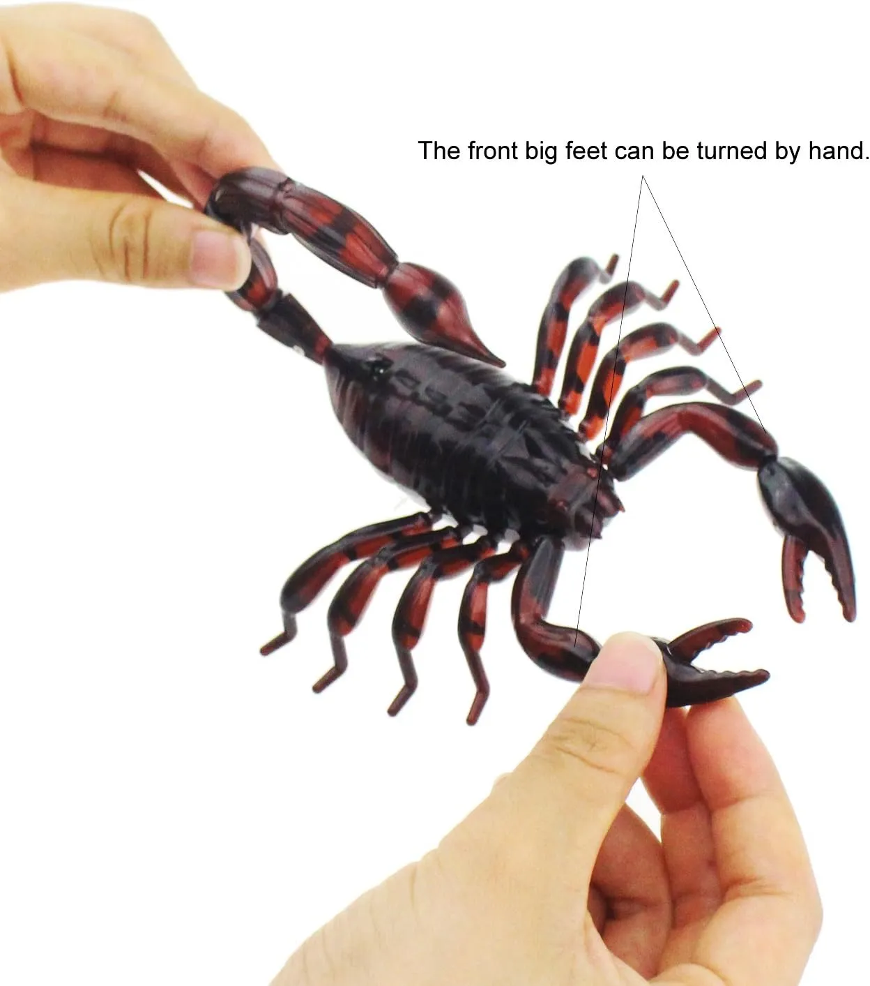 Tipmant Simulation RC Scorpion Remote Control Animal Vehicle Car Electric Scary Prank Toy Halloween Kids Birthday Gift