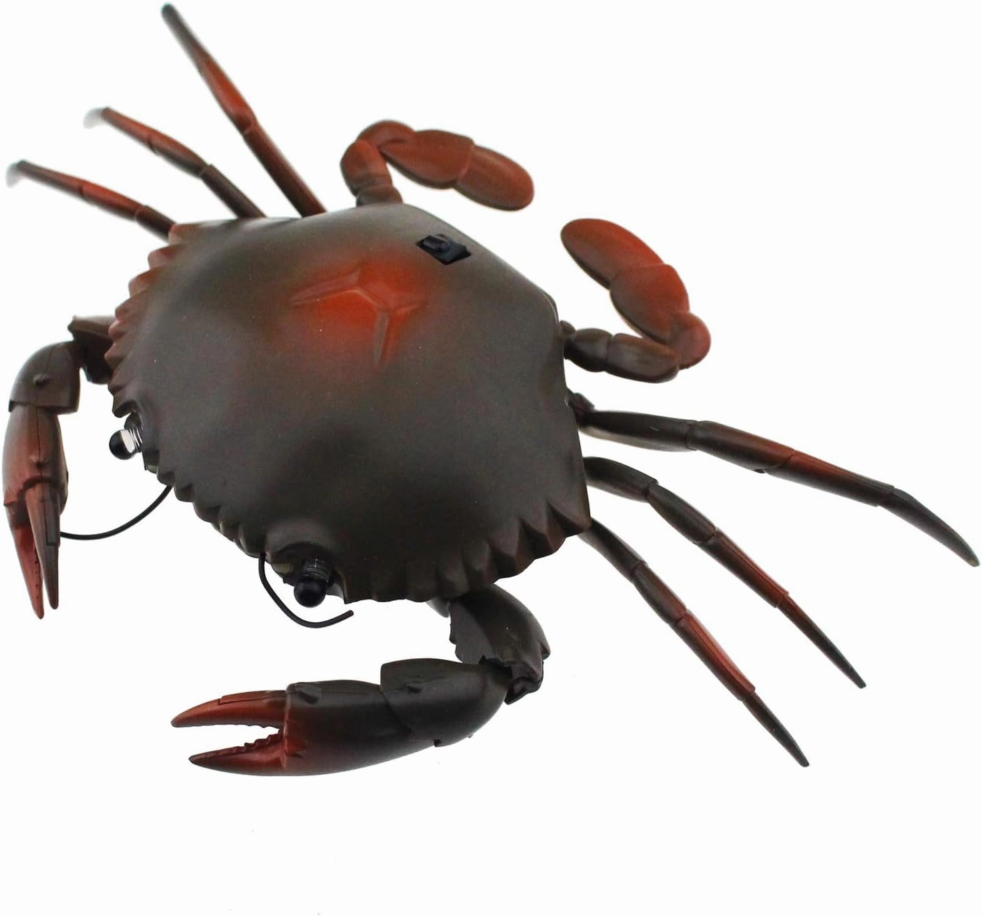 Tipmant RC Crab Animal Toy Remote Control Car Vehicle Electronic Fake Insect for Kids Birthday Gift Christmas Halloween (Grey)