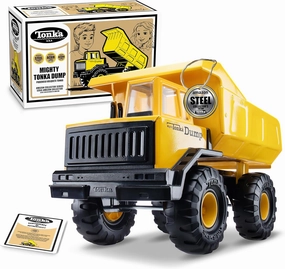 Tonka Retro Mighty Dump Truck - Collector's Edition - Made with 2X More Steel, Kids Construction Toy, Metal Truck, Toy Truck for Boys and Girls, Kids, Toddlers, Ages 3 