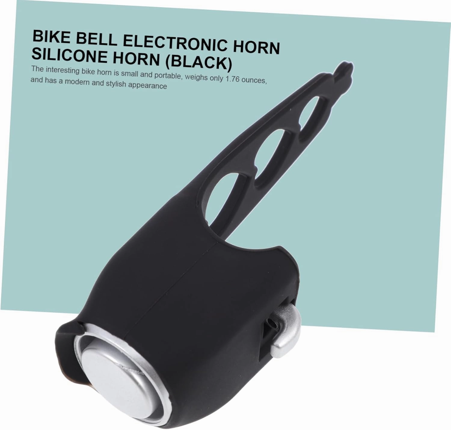 Toyvian Bike Horn Electronic Loudspeaker Black Bell for Mountain and Road Bicycles Easy to Install Riding