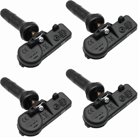 TPMS Tire Pressure Monitoring System Sensor 433MHz - Replaces 56029398AB 56029398AA 68241067AA - Compatible with Chrysler 300 Town&Country Dodge Charger Ram Grand Cherokee Wrangler 4-Pack