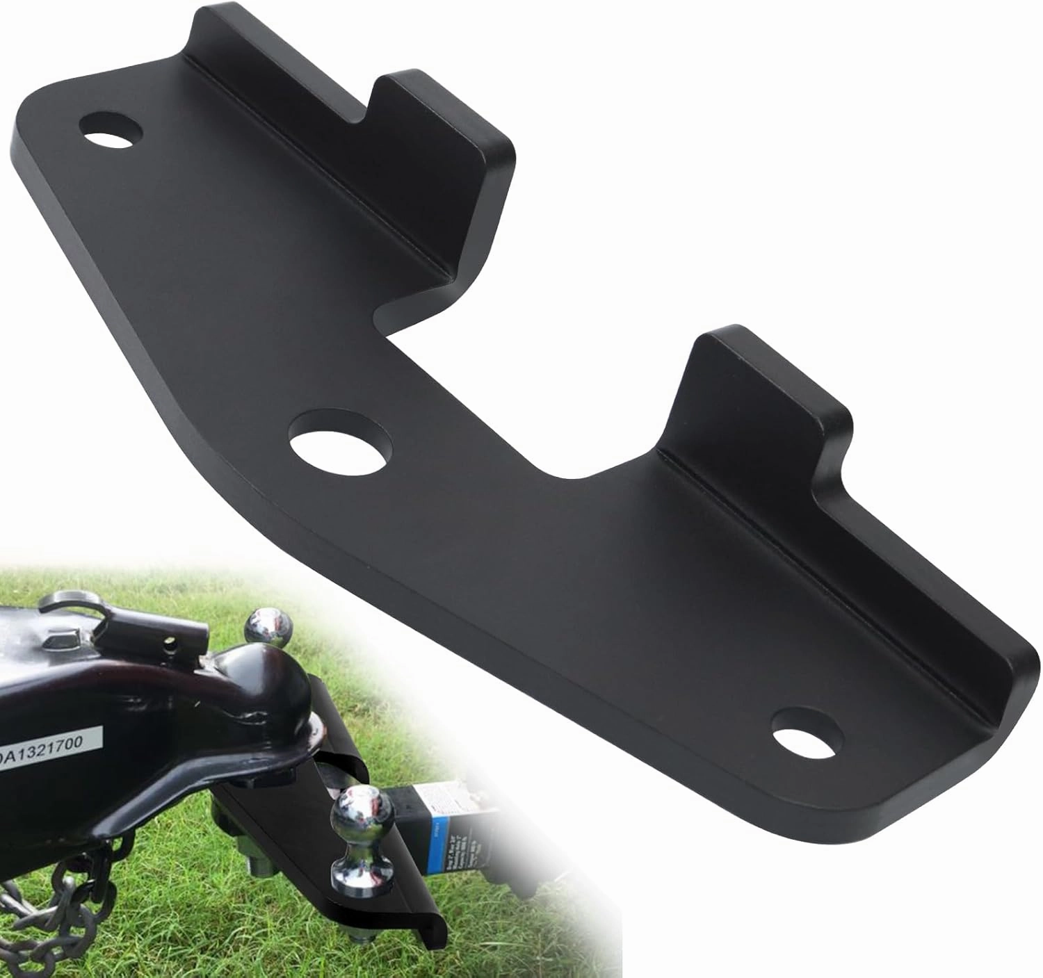 Trailer Hitch Sway Control Adapter, Camper RV Friction Anti Sway Trailer Hitch Ball Mount - Two Sides, Fit for Class III & IV 2" Square Ball Mounts