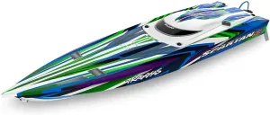 Traxxas 103076-4-GRN - Spartan 36in Self Righting Brushless Boat RTR, Green