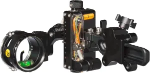 Trophy Ridge React One Pro Dovetail Bow Sight - Accuracy up to 100 Yards, Tool Less Windage and Elevation Adjustability, 2nd/3rd Axis Leveling, Adjustable Click Light