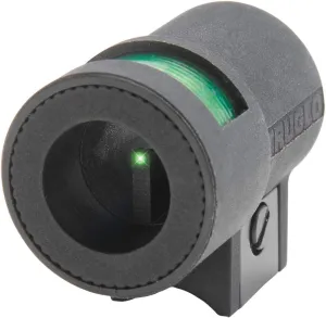 Truglo Airgun Globe Fiber Optic Front Sight with Black Polymer Housing Universal Fits Front Dovetail Fiber Optic Green