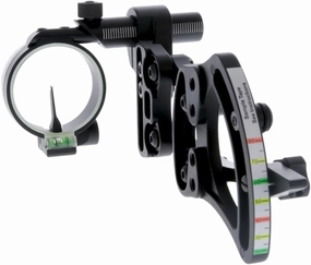 TRUGLO Pendulum 1-Pin Ultra-Lightweight Quiet Archery Hunting Treestand Bow Sight with Large Circular Field of View - Adjustable for Right & Left-Handed Shooters - LED Light Included