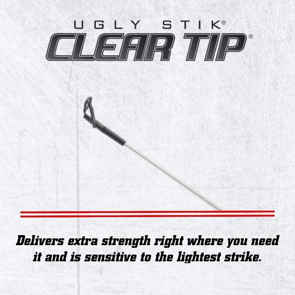 Ugly Stik 6' Hi-Lite Spincast Fishing Rod and Reel Combo, 2-Piece Graphite & Fiberglass Rod, Durable and Strong, Right/Left Handle Position