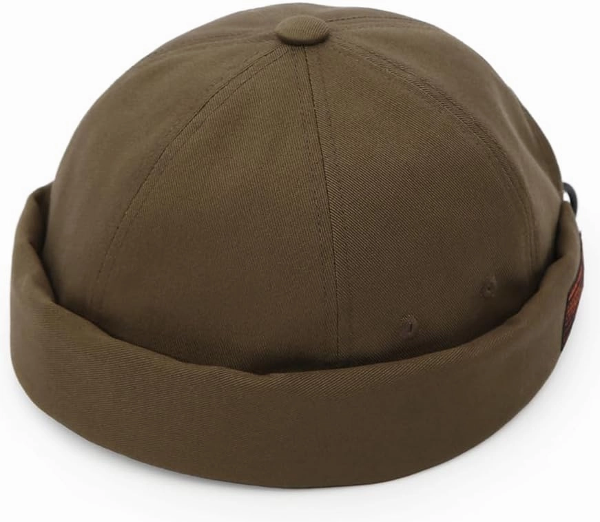 UNDERCONTROL Brimless Sailor Fisherman Leon Hat No Visor Miki Skull Docker Beanie Trawler Tactical Ring Cap for Men & Women