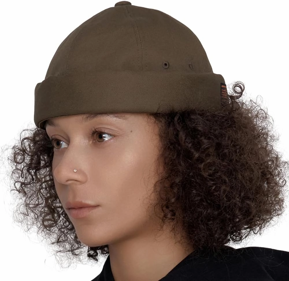 UNDERCONTROL Brimless Sailor Fisherman Leon Hat No Visor Miki Skull Docker Beanie Trawler Tactical Ring Cap for Men & Women