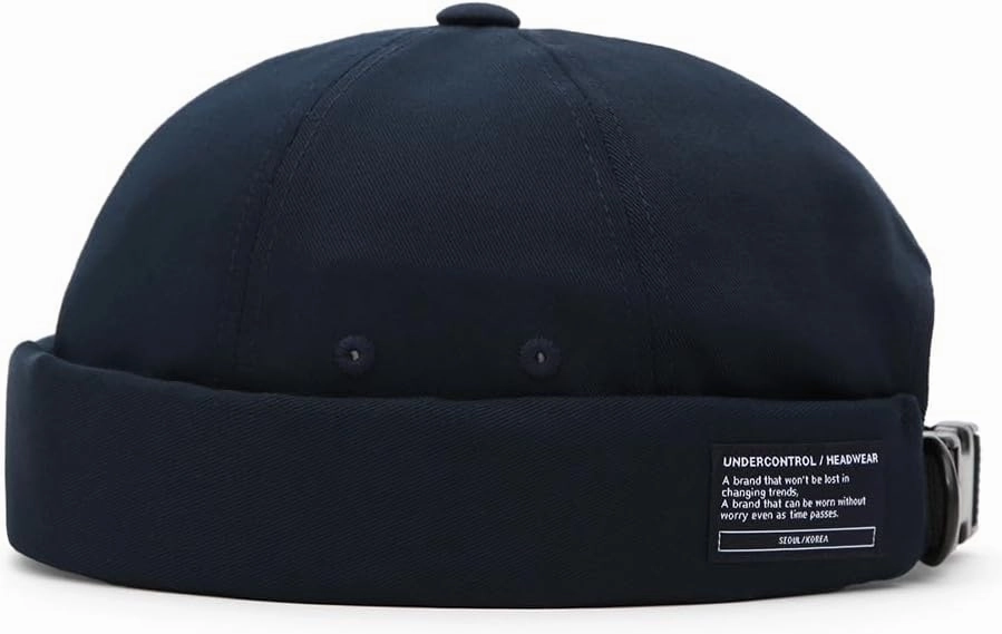 UNDERCONTROL Brimless Sailor Fisherman Leon Hat No Visor Miki Skull Docker Beanie Trawler Tactical Ring Cap for Men & Women