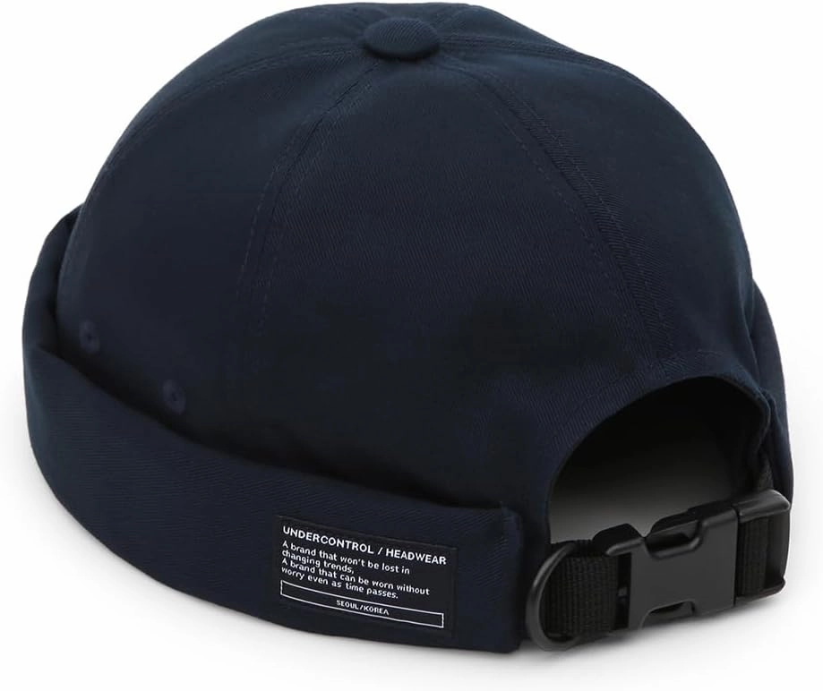 UNDERCONTROL Brimless Sailor Fisherman Leon Hat No Visor Miki Skull Docker Beanie Trawler Tactical Ring Cap for Men & Women