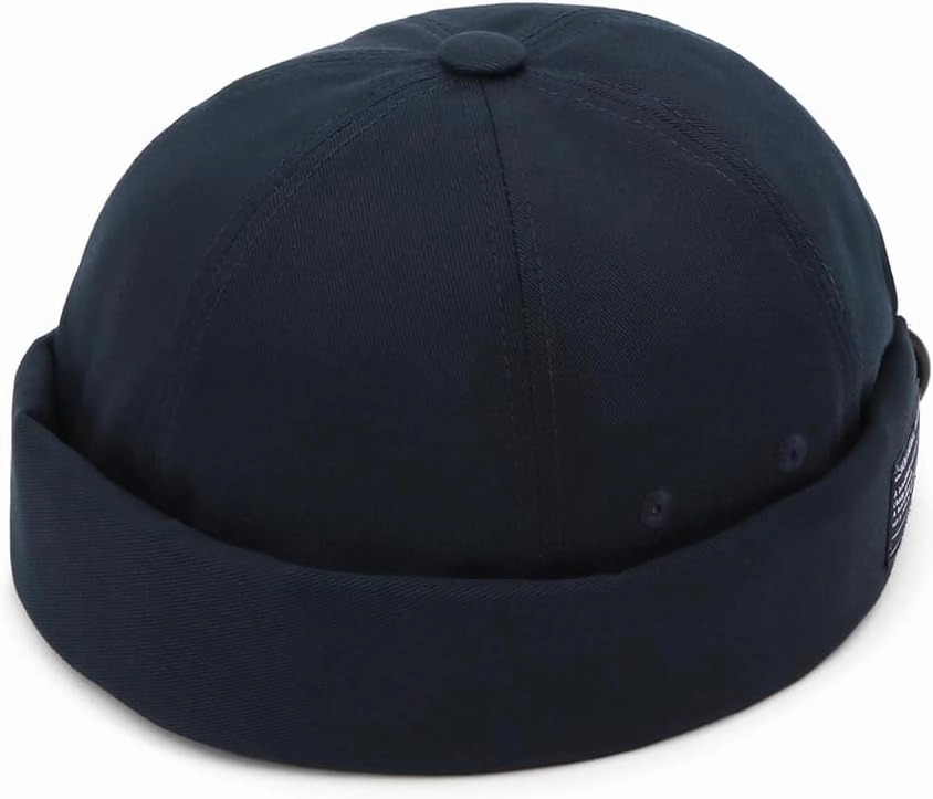 UNDERCONTROL Brimless Sailor Fisherman Leon Hat No Visor Miki Skull Docker Beanie Trawler Tactical Ring Cap for Men & Women