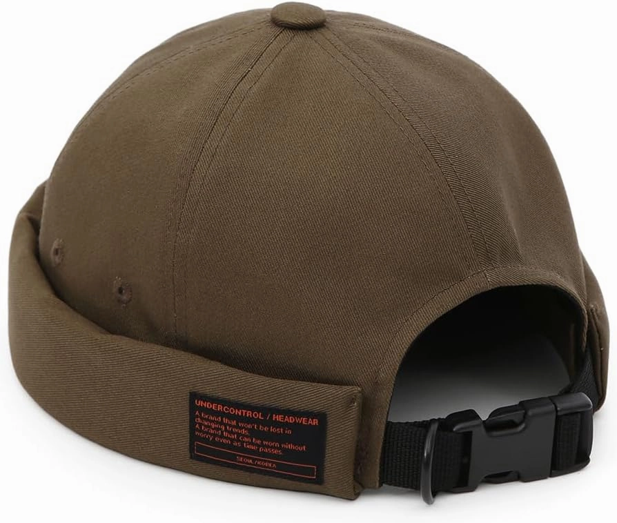 UNDERCONTROL Brimless Sailor Fisherman Leon Hat No Visor Miki Skull Docker Beanie Trawler Tactical Ring Cap for Men & Women
